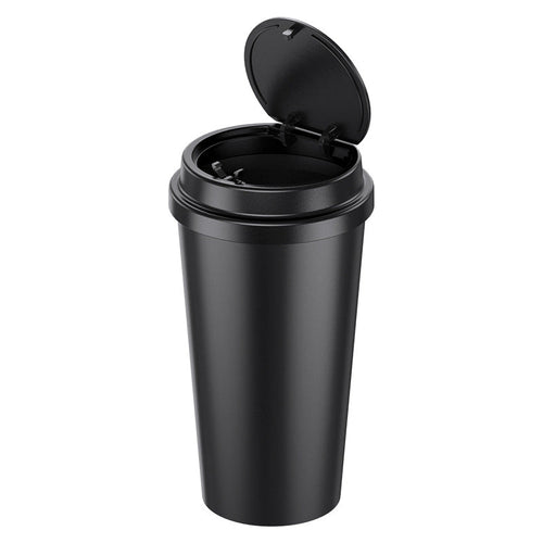 Portable Car Trash Can with Pop-Up Lid