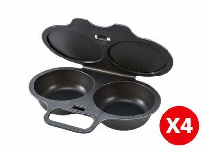🍳 Schnelles Frühstück ohne Pfanne – 2 Eier in 1 Minute