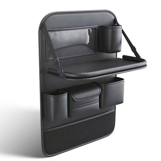 Foldable Car Backseat Organizer with Tray Table