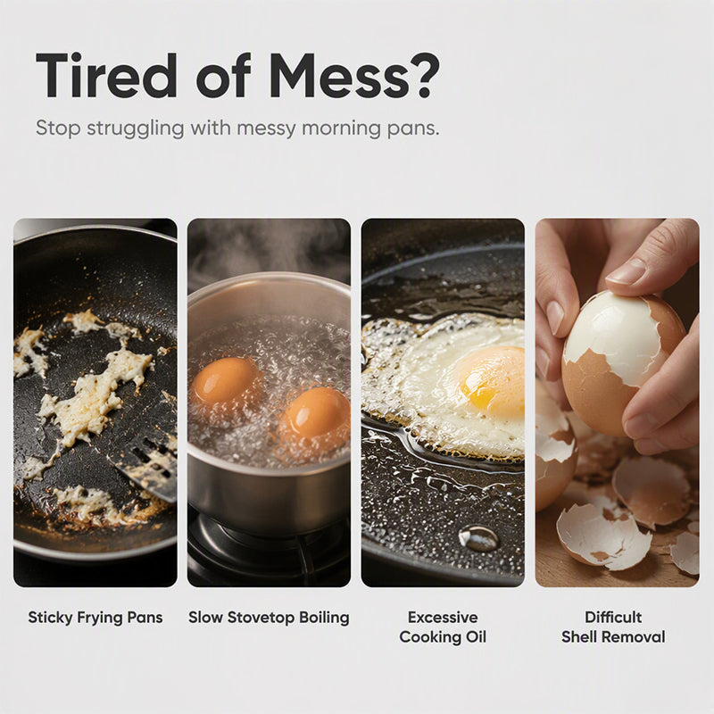 🍳 Schnelles Frühstück ohne Pfanne – 2 Eier in 1 Minute