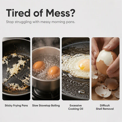 🍳 Schnelles Frühstück ohne Pfanne – 2 Eier in 1 Minute