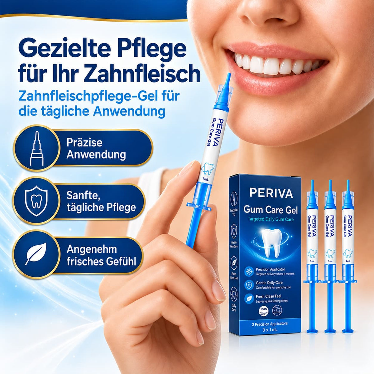 PERIVA® Zahnfleisch Intensivgel – Gezielte Pflege gegen Mundgeruch & Empfindlichkeit